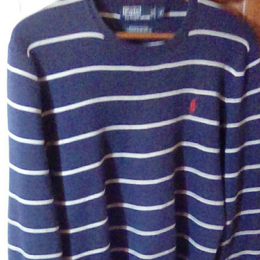 Polo crewknit sweater